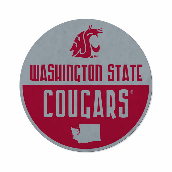 Wholesale Washington State University Shape Cut Logo With Header Card - Classic Design