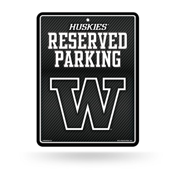 Wholesale Washington University - Carbon Fiber Design - Metal Parking Sign