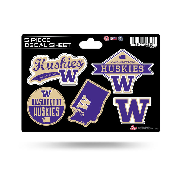 Wholesale Washington University Weeded 5-Pc Sticker Sheet