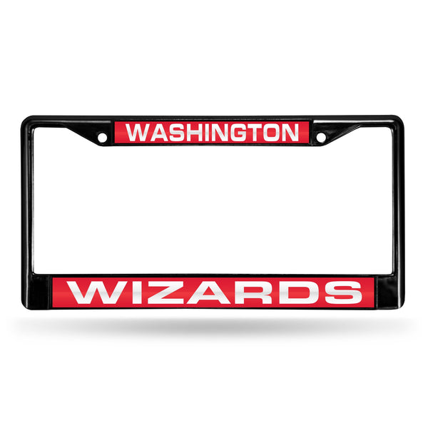 Wholesale Washington Wizards Black Laser Chrome 12 x 6 License Plate Frame