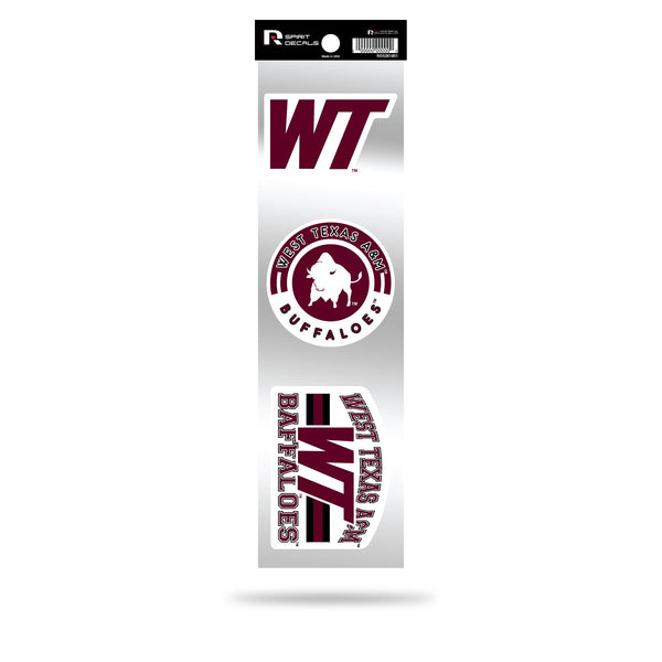 Wholesale West Texas A&M 3-Piece Retro Spirit Decals