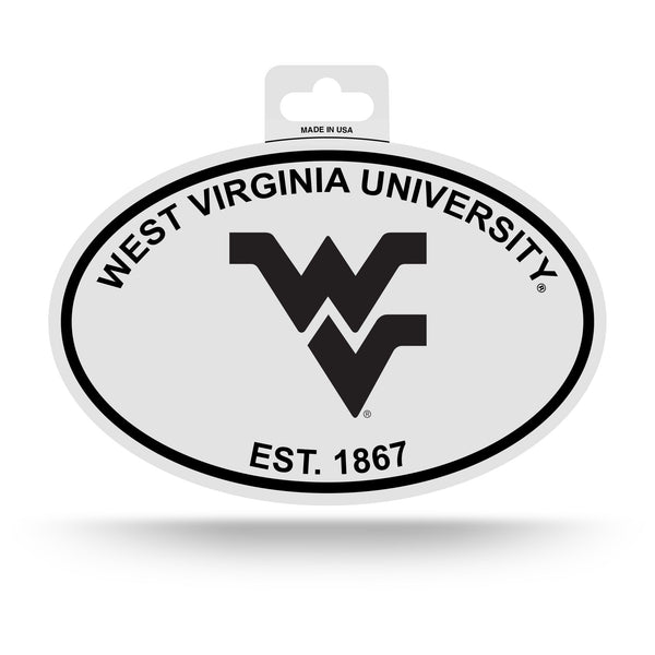 Wholesale West Virginia Black And White Oval Sticker