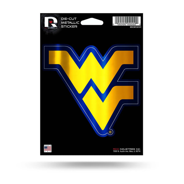 Wholesale West Virginia Die Cut Metallic Sticker