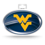 Wholesale West Virginia Metallic Oval Sticker