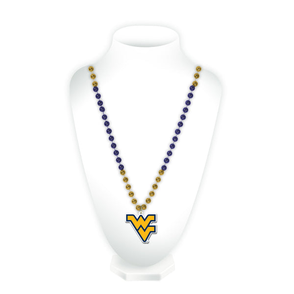 Wholesale West Virginia Sport Beads With Medallion