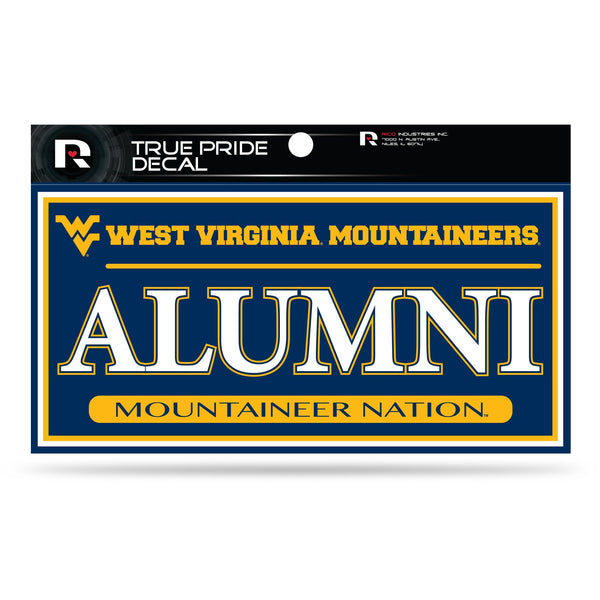 Wholesale West Virginia University 3" X 6" True Pride Decal - Alumni