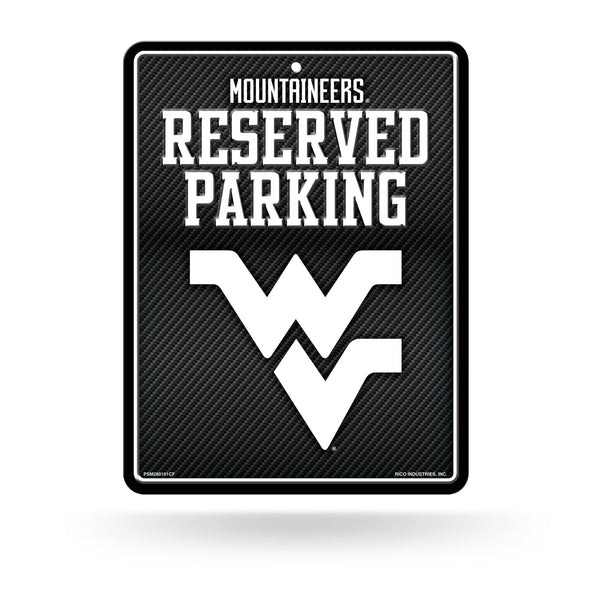 Wholesale West Virginia University - Carbon Fiber Design - Metal Parking Sign