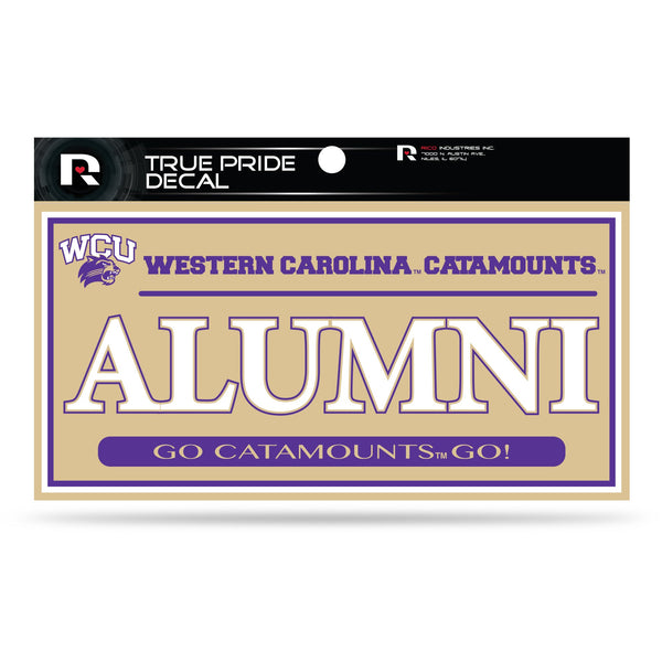 Wholesale Western Carolina 3" X 6" True Pride Decal - Alumni (Alternate)