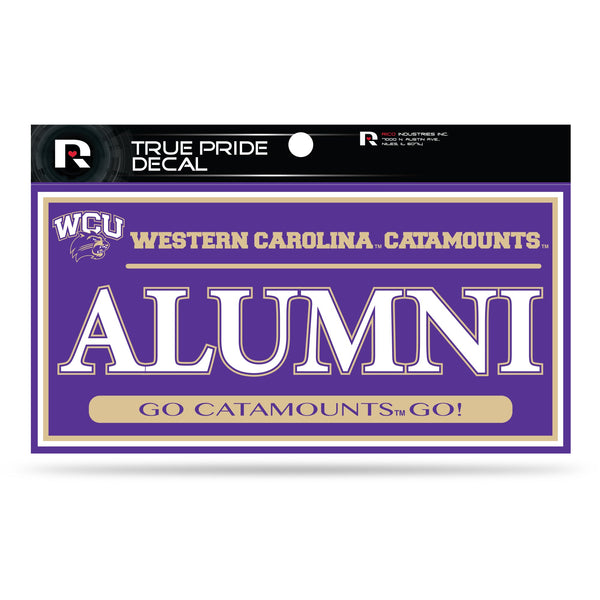 Wholesale Western Carolina 3" X 6" True Pride Decal - Alumni