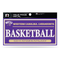 Wholesale Western Carolina 3" X 6" True Pride Decal - Basketball