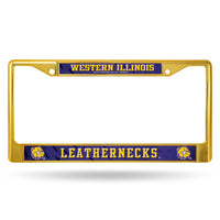 Wholesale Western Illinois Gold Colored Chrome Frame