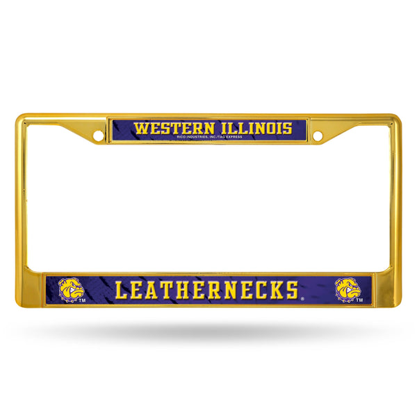 Wholesale Western Illinois Gold Colored Chrome Frame