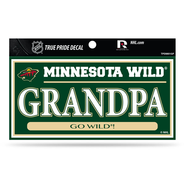 Wholesale Wild 3" X 6" True Pride Decal - Grandpa