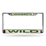 Wholesale Wild Laser Chrome Frame - Tan Background With Dark Green Letters