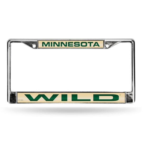 Wholesale Wild Laser Chrome Frame - Tan Background With Dark Green Letters