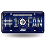 Wholesale Winnipeg Jets #1 Fan Metal Tag