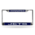 Wholesale Winnipeg Jets Laser Chrome 12 x 6 License Plate Frame