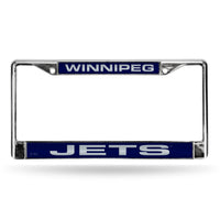 Wholesale Winnipeg Jets Laser Chrome 12 x 6 License Plate Frame