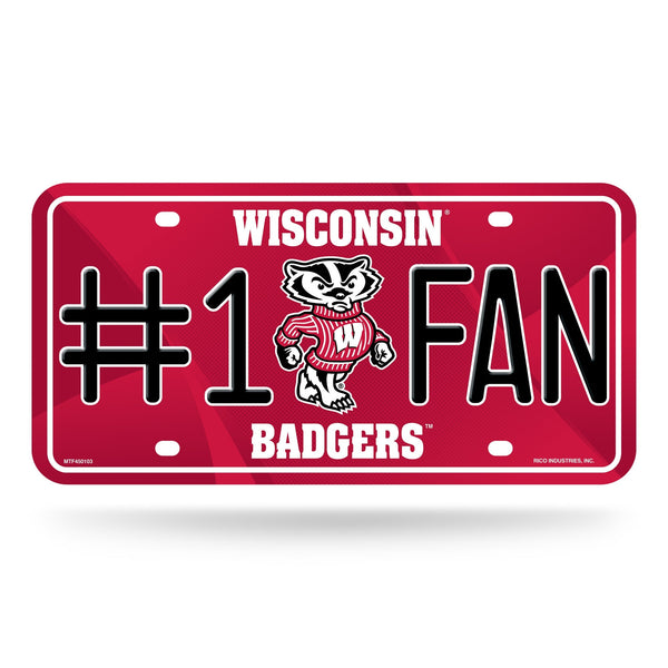 Wholesale Wisconsin #1 Fan Metal Tag