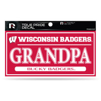 Wholesale Wisconsin 3" X 6" True Pride Decal - Grandpa