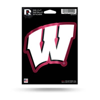 Wholesale Wisconsin Die Cut Metallic Sticker