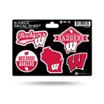 Wholesale Wisconsin University 5-Pc Sticker Sheet