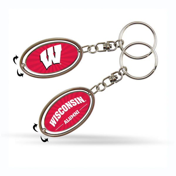 Wholesale Wisconsin University Alumni Spinner Keychain