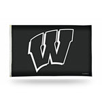 Wholesale Wisconsin University - Carbon Fiber Design - Banner Flag (3X5)