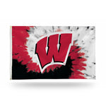 Wholesale Wisconsin University - Tie Die Design - Banner Flag (3X5)