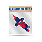 Wholesale Wizards Clear Backer Decal W/ Mascot Logo (4"X4")