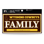 Wholesale Wyoming University 3" X 6" True Pride Decal - Family