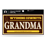 Wholesale Wyoming University 3" X 6" True Pride Decal - Grandma