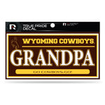 Wholesale Wyoming University 3" X 6" True Pride Decal - Grandpa