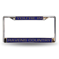 Wholesale You're In Ravens Country Laser Frame - Purple Inserts