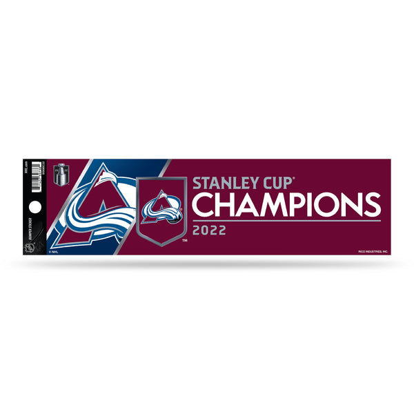 Wholesale Colorado Avalanche 2022 Stanley Cup Champions Bumper Sticker